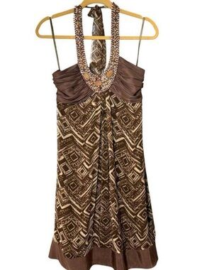 BCBGMAXAZRIA y2k silk dress